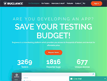Tablet Screenshot of buglance.com